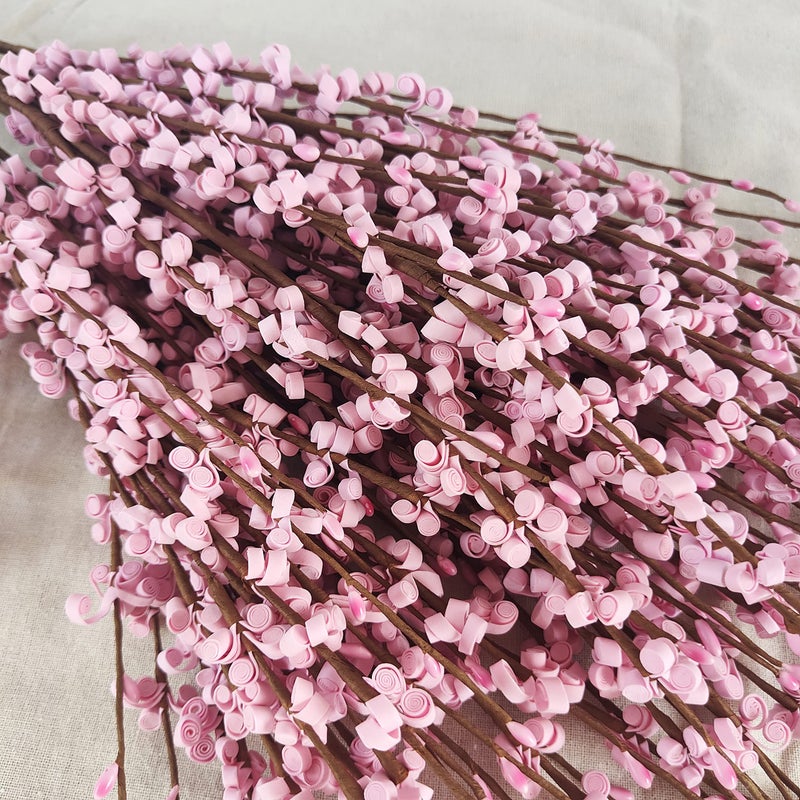 NOLAST 10pcs Artificial Flowers Fake Flower Faux Tall Flowers Branches Long Stems for Vase Wedding Home Office Party Hotel Restaurant Decoration (Pink) - Image 4